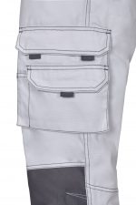Pantalón de trabajo canvas bicolor multibolsillos con refuerzos 103011B | VELILLA - Image 4