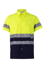 camisa bicolor alta visibilidad 142 velilla