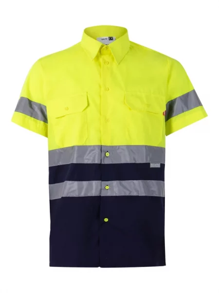 camisa bicolor alta visibilidad 142 velilla