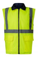 Parka de trabajo bicolor alta visibilidad 4en1 306003 | VELILLA - Imagen 13