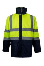 Parka de trabajo bicolor alta visibilidad 4en1 306003 VELILLA