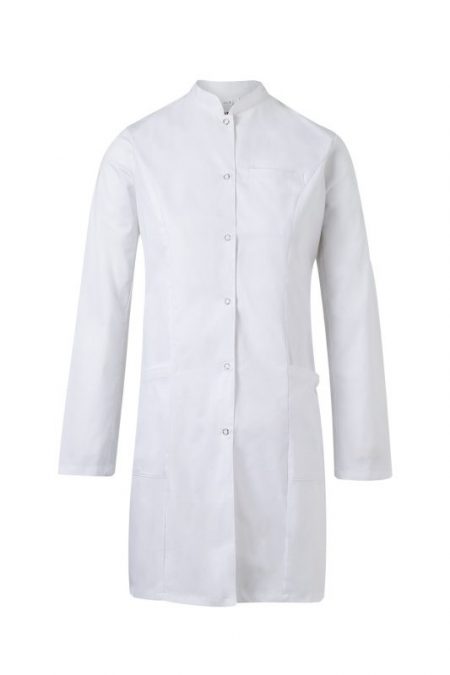 Bata stretch de mujer con cuello mao diseño semientallado elástico y moderno 539007S | VELILLA