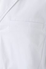 Bata stretch corta hombre diseño semientallado con bolsillos de vivo 539008S | VELILLA - Imagen 7