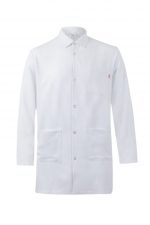 Bata microfibra antibacteriana profesional cuello camisero 539010 | VELILLA