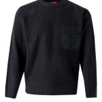 Jersey de punto grueso con refuerzos y bolsillo en el pecho 100 | VELILLA