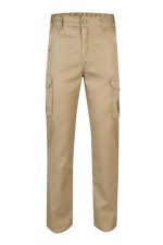 Pantalón de trabajo stretch multibolsillos con cintura elástica y costuras a contraste 103005S | VELILLA