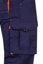 Pantalón de trabajo stretch bicolor multibolsillos con cintura elástica y refuerzos 103008S| VELILLA - Imagen 5