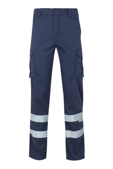 Pantalón stretch alta visibilidad con cintas reflectantes 103014S | VELILLA