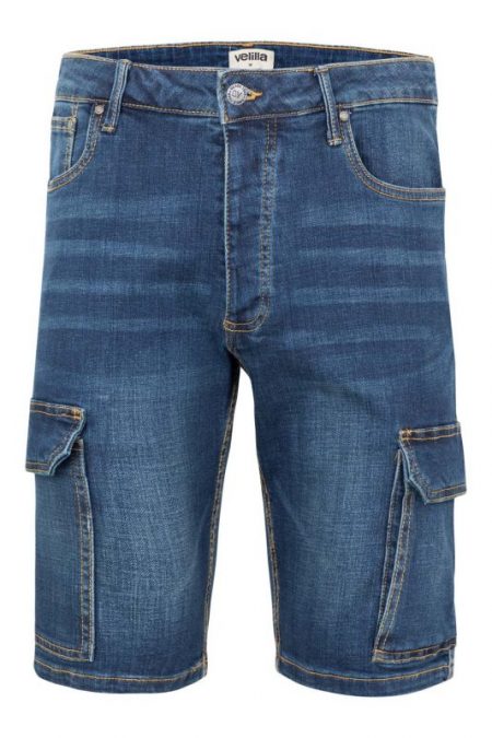 Bermudas de trabajo denim stretch multibolsillos 103017S | VELILLA
