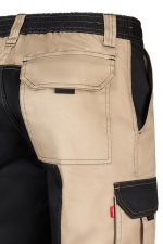 Pantalón de trabajo bicolor multibolsillos con refuerzos y corte slim fit 103020B | VELILLA - Imagen 4