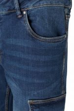 Pantalón de trabajo denim stretch multibolsillos con refuerzos metálicos 103028S | VELILLA - Imagen 6