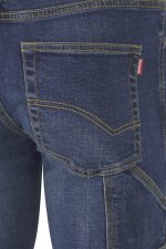 Pantalón de trabajo denim stretch multibolsillos con refuerzos metálicos 103028S | VELILLA - Imagen 8
