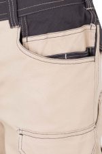 Bermudas de trabajo canvas stretch bicolor con bolsillos flotantes 103029S | VELILLA - Image 6