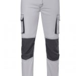 Pantalón de trabajo stretch bicolor con refuerzos y corte slim fit 103031S | VELILLA