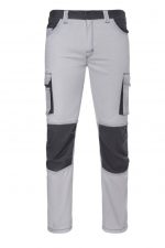 Pantalón de trabajo stretch bicolor con refuerzos y corte slim fit 103031S | VELILLA