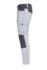 Pantalón de trabajo stretch bicolor con refuerzos y corte slim fit 103031S | VELILLA - Imagen 3