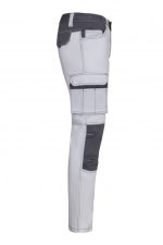 Pantalón de trabajo stretch bicolor con refuerzos y corte slim fit 103031S | VELILLA - Imagen 4