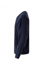 Jersey de punto fino con cuello en pico y acabado antipilling 104 | VELILLA - Imagen 3