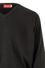Jersey de punto fino con cuello en pico y acabado antipilling 104 | VELILLA - Imagen 3