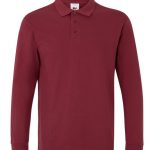 Polo de trabajo manga larga con cuello y puños de canalé 105503 | VELILLA