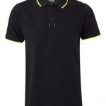 Polo bicolor de trabajo manga corta con detalles fluor 105505 | VELILLA