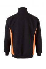 Sudadera bicolor con media cremallera y detalles en contraste 105704 | VELILLA – Image 2
