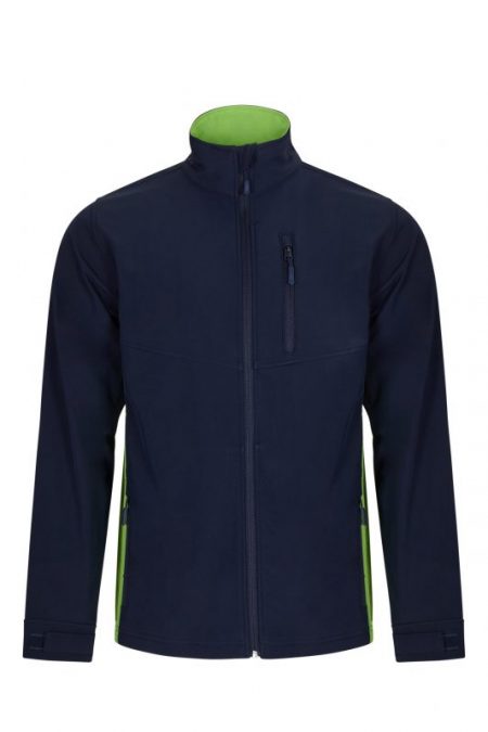 Cazadora soft shell bicolor con forro polar y bolsillos 106004 | VELILLA