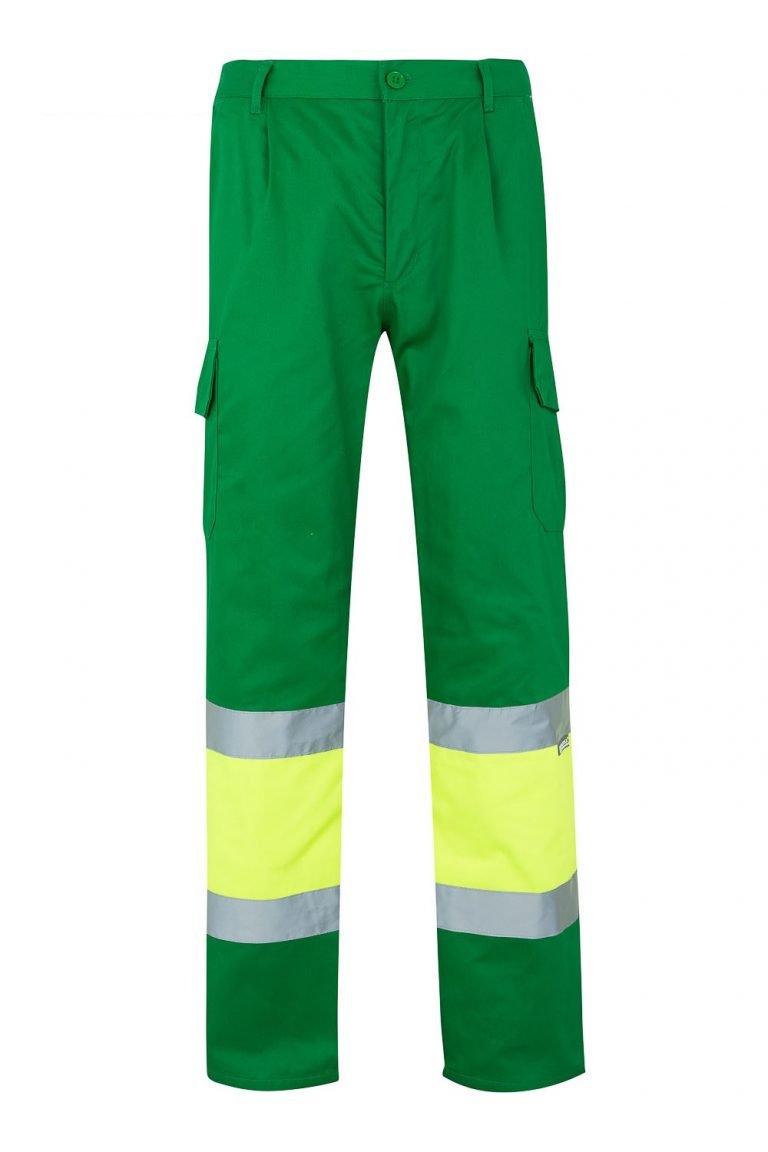 Pantalón de trabajo bicolor alta visibilidad 157 | VELILLA