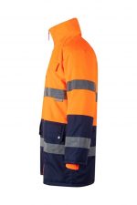 Parka bicolor alta visibilidad capucha ajustable 166 | VELILLA - Image 3