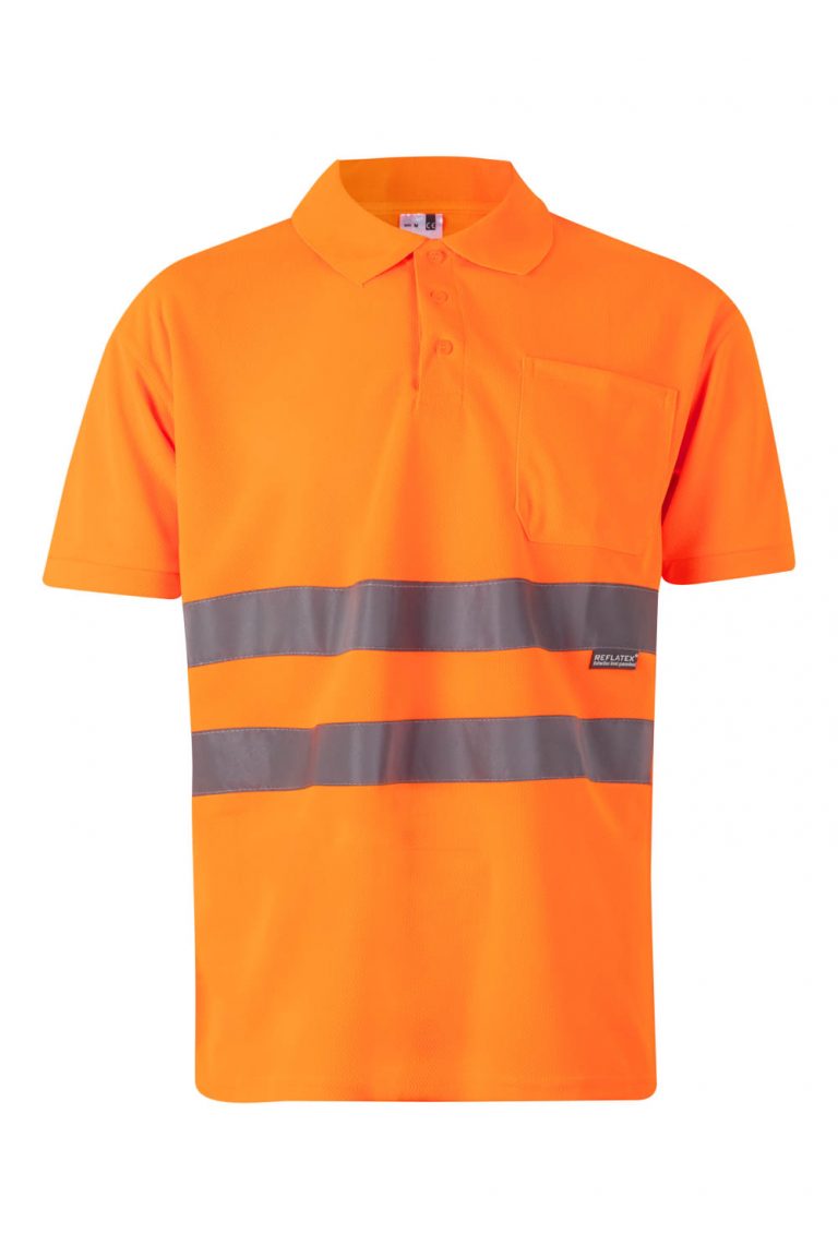 Polo de trabajo poliéster alta visibilidad 172 VELILLA