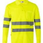 Polo de trabajo poliéster alta visibilidad 174 VELILLA
