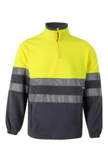 Forro polar bicolor alta visibilidad cierre reflectantes 182 | Velilla