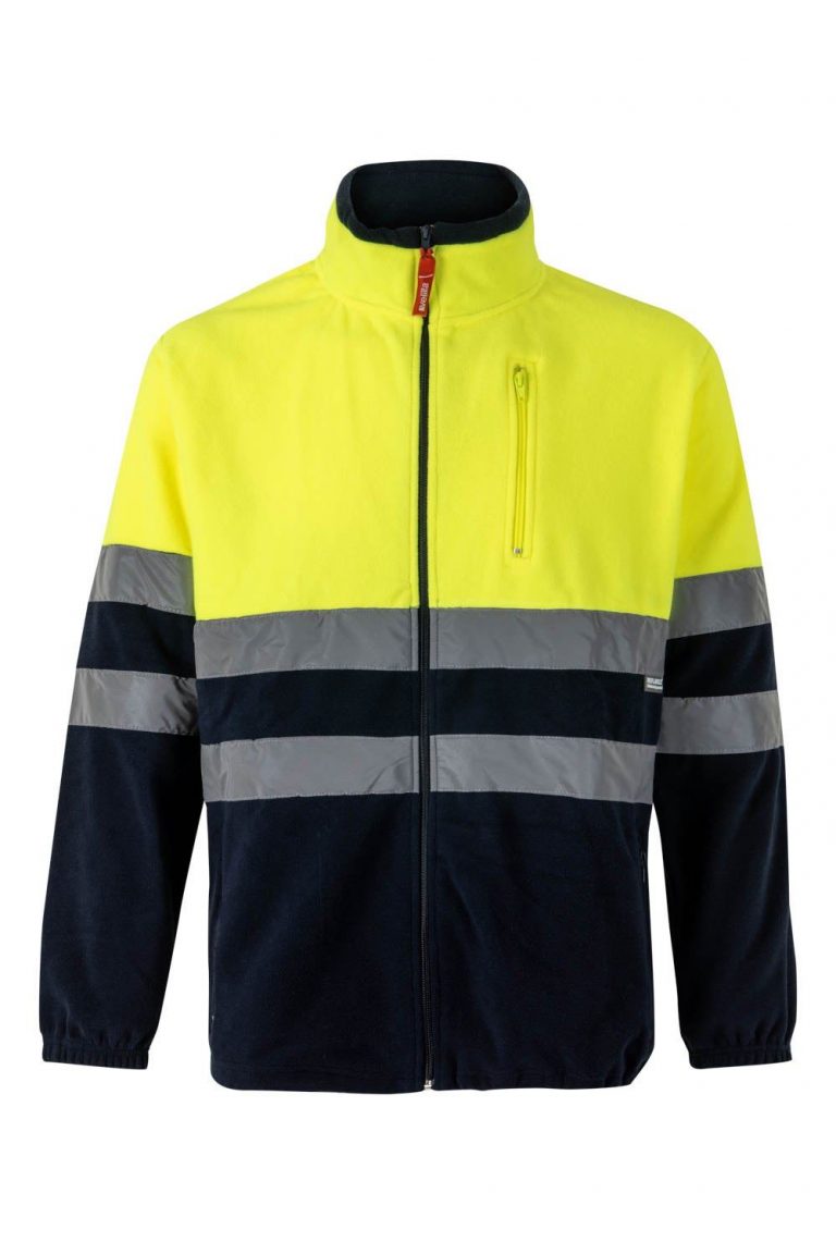 Chaqueta de trabajo polar bicolor alta visibilidad 183 | Velilla