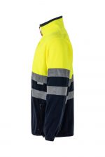 Chaqueta de trabajo polar bicolor alta visibilidad 183 | Velilla - Image 3