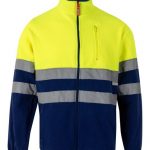 Chaqueta polar bicolor alta visibilidad cierre reflectantes 183 | Velilla