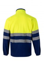 Chaqueta polar bicolor alta visibilidad cierre reflectantes 183 | Velilla – Image 2