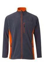 Chaqueta de trabajo polar bicolor con cremallera y bolsillos interiores 201504 | VELILLA