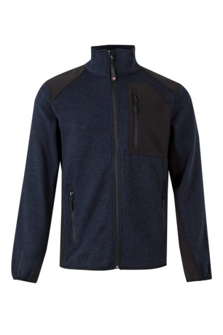 Chaqueta de trabajo punto afelpado con refuerzos softshell 206008 | VELILLA
