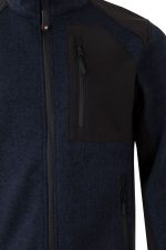 Chaqueta de trabajo punto afelpado con refuerzos softshell 206008 | VELILLA - Imagen 3