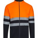 Chaqueta polar bicolor alta visibilidad con cierre reflectantes 301503 | Velilla