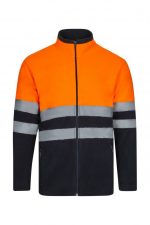 Chaqueta polar bicolor alta visibilidad con cierre reflectantes 301503 | Velilla