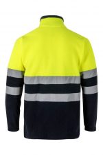 Chaqueta polar bicolor alta visibilidad con cierre reflectantes 301503 | Velilla - Imagen 2