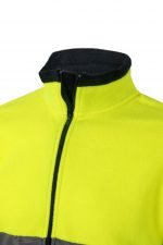 Chaqueta polar bicolor alta visibilidad con cierre reflectantes 301503 | Velilla - Imagen 4