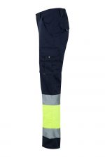 Pantalón de trabajo stretch bicolor alta visibilidad 303002S | VELILLA - Image 3