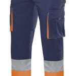 Pantalón stretch bicolor alta visibilidad 303002S | VELILLA