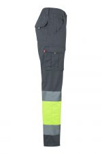 Pantalón de trabajo algodón bicolor alta visibilidad 303007 | VELILLA - Imagen 4