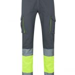 Pantalón alta visibilidad 100% algodón con cintas reflectantes 303007 | VELILLA