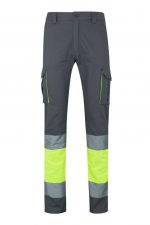 Pantalón alta visibilidad 100% algodón con cintas reflectantes 303007 | VELILLA – Image 2
