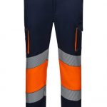 Pantalón stretch alta visibilidad cintas reflectantes segmentadas 303008S | VELILLA