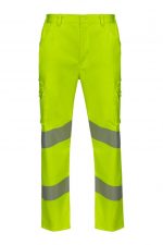 Pantalón stretch alta visibilidad con cintas reflectantes segmentadas 303009S | VELILLA